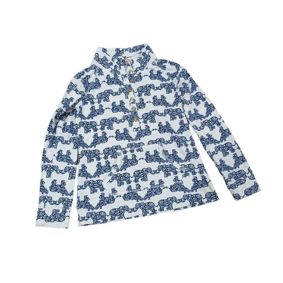 Lilly Pulitzer Captain Popover Pack Your Trunk Size Extra Small Elephants - Picture 1 of 10